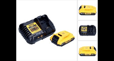 DeWalt accustartset 18 V 1x DCB 183 accu 2.0 Ah + DCB 116 XR snellader