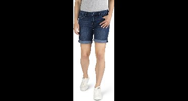 Mustang Dames Short Broeken Bermuda regular/straight Fit Blauw W 27 Volwassenen Korte Jeans Broek