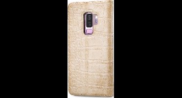 Mobilize Telefoonhoesje geschikt voor Samsung Galaxy S9 Plus Hoesje | Mobilize Premium Gelly Bookcase Portemonnee | Pasjeshouder voor 1 Pasje | Telefoonhoesje voor Pinpas / OV Kaart / Rijbewijs - Peanut Brown | Bruin