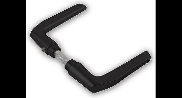 Deurkruk - Zwart - Aluminium - Dulimex - Dulimex deurklink duimmodel zwart