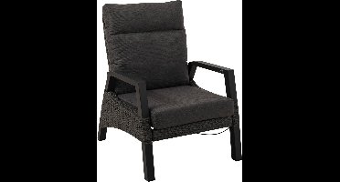 Loungestoel Treviso Forte - zwart