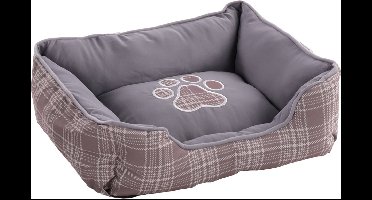 Flamingo Evi - Mand Honden;katten - Mand Evi Rechthoekig Taupe/grijs 50x40x16cm - 1st - 135626 - 1st