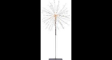 Star Trading LED decoratieve vloerlamp 'Firework', 120 LED's, zilver, warm wit, 50cm