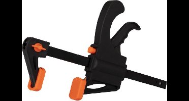 Topgear Snelklem - Kunststof - 150 mm - Zwart - Efficiënt en Eenvoudig Gebruik