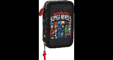 Marvel Avengers Gevuld etui, Super Heroes - 28 stuks - 19,5 x 12,5 x 4 cm - Polyester