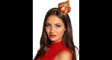 Boland - Diadeem Kroon - Één maat - Volwassenen - Vrouwen - Koningsdag- Prinsen en Prinsessen