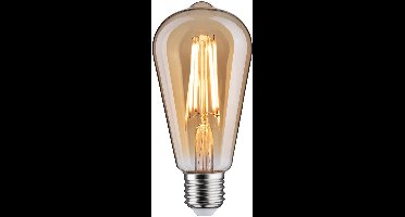 1879 Filament 230 V 3-Step-Dim LED-kolf Rustika E27 3 Step Dim 470lm 6W 1800K dimbaar Goud