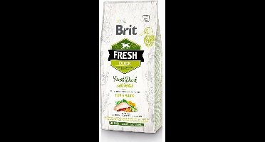 Brit Fresh eend met trosgierst 12kg