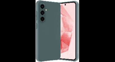 Hoesje - Geschikt voor Samsung Galaxy A36 - Sterk & Shockproof - Hoes Cover - Siliconen Case - Donkergroen