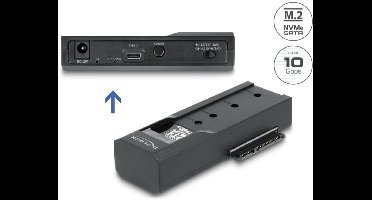 Delock USB Type-C™ Converter for 1 x M.2 SSD or 1 x SATA SSD / HDD