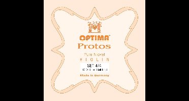 Optima 1010-44 string set for violin 4/4, steel/chromesteel