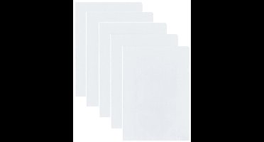 Kangaro Insteekmapjes - 10x stuks - transparant - A4 formaat - 21 x 30 cm - antistatisch