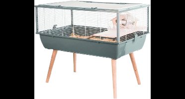 Zolux Neo Nigha - Knaagdierkooi - Grijs - 78 x 48 x 64,5 cm