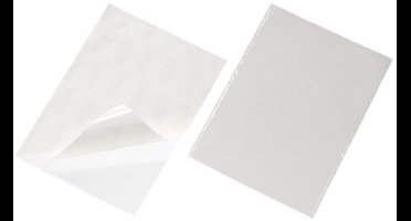 DURABLE Pocketfix®, ideaal voor uithangsystemen, transparant, polypropyleen, 25/VE, A4