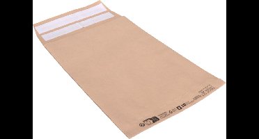 Zak | Verzendzak | Papier | S | 230x340mm | bruin | 500 stuks
