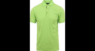 Suitable Fluo A Polo Fel Groen - Maat XXL - Heren - Polo shirt Heren met Korte mouw