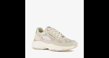 XX by Mexx dames dad sneakers beige metallic - Maat 37 - Uitneembare zool