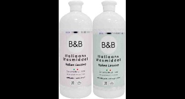 B&B Italiaanse Wasparfum Wasmiddel Witte Musk & Katoen Bloem Pakket