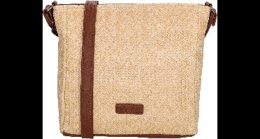 Beagles Formentera Schoudertas - Crossbodytas - Praktisch - Ritsvakken - Dames Tas - Natuur