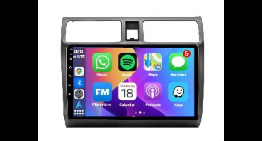 Autoradio 2/32GB met Carplay en Android auto | Geschikt voor Suzuki Swift 3 2003-2010 | Radio scherm met Navigatie | 2003 2004 2005 2006 2007 2008 2009 2010