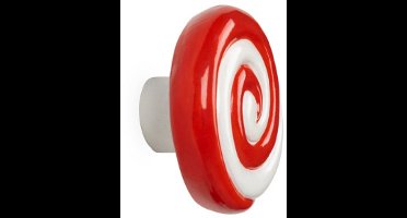 Bitten Candy Swirl wandhaak - Turquoise