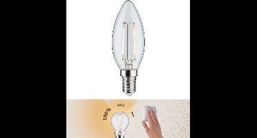 Filament 230 V 3-Step-Dim LED kaars E14 250lm 2,7W 2700K dimbaar Helder