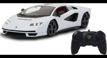 Jamara RC voertuig Auto - 402165 RC Sport Auto Lamborghini Countach LPI 800-4 - Wit - 2,4GHz RC Model Kant en Klaar - 1:16 Bestuurbare Auto