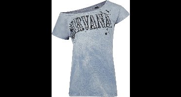 Nirvana In Utero Collage Dames T-shirt - lichtblauw - XL