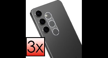 Camera Lens Protector - 3 Stuks - Geschikt voor Samsung Galaxy S25 - Camera Screenprotector - Beschermglas - Gehard Glas - Tempered Glass - Screen Protector