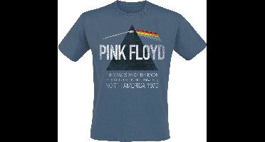Pink Floyd North America 1972 Heren T-shirt - blauw - L