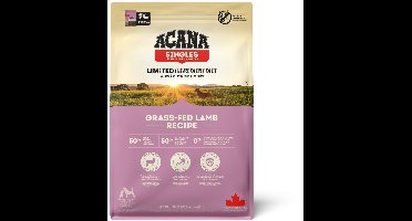 ACANA Grass-fed Lamb - Hondenvoer - Monoproteïne - Licht Verteerbaar - Ondersteunt Spijsvertering