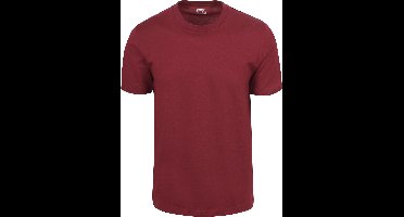King Essentials The Steve T-Shirt Burgundy - Maat XXL - Heren - Casual T-shirts