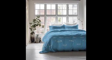 Dekbedovertrek McGregor - Blauw 1 persoons 200x220