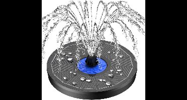 ApexArte® Solar Fontein - Led Verlichting - Vijververlichting - Zwart