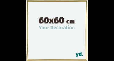 Your Decoration - Fotolijst 60x60 cm - Kunststof - Goud - Annecy