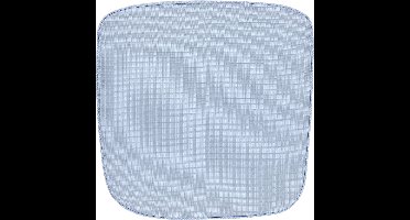 BLISS OUTDOOR - Wickerstoel kussen - 46x47x4 cm - Waterafstotend - Linnenlook