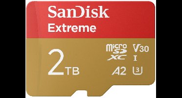 SANDISK Extreme - MicroSDXC - 2TB - Inclusief SD Adapter