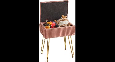 ApexArte® Make up Stoel - Kaptafel Kruk - Visagie - Roze