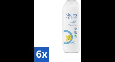 Neutral - Babyshampoo - Gevoelige huid - Parfumvrij - Zonder Kleurstoffen - 250 ml - Voordeelverpakking - 6 stuks