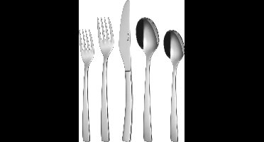Sola Capri Bestekset 6 persoons - 50 delig - Zilverwit Premium Edelstaal 18/10 - Vaatwasserbestendig