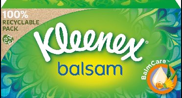 KLEENEX BALSAM ZAKDOEKEN TRAY 16x