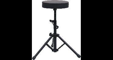 vidaXL - Drumkruk - verstelbaar - rond - zwart