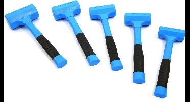 HBM 2000 Gram Terugslagloze Hamer met Ant Slip Fiberglas Steel