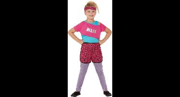 80s Roze Relax Fitness Workout - Meisje