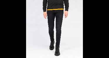 5-pocket zwart Cast Iron Fander Skinny