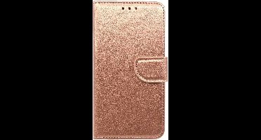 Fonu Boekmodel hoesje Samsung Note 20 Rosegoud