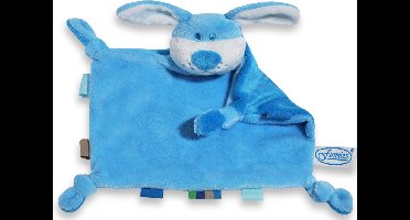 Funnies Knuffeldoekje Hond Junior 20 Cm Polyester Blauw