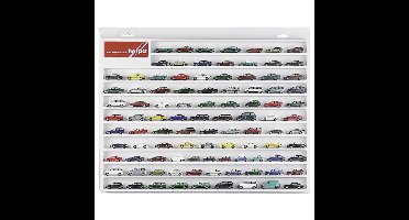Vitrine voor Herpa personenauto's (Wit)