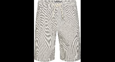 Petrol Industries - Heren Twill chino short Inferno - Blauw - Maat M
