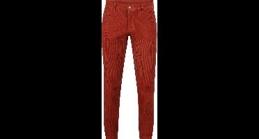 Steppin' Out Chino broek Flemm Corduroy Wine - Maat 48 - Heren - Mannen broeken
